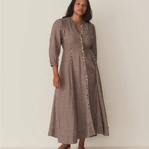 DOEN Delphine Gingham Dress